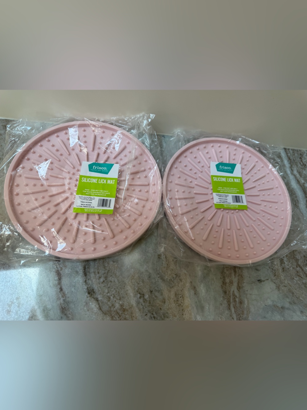 NEW, never opened! Frisco Silicone Lick Mat Light Pink I’m selling both together